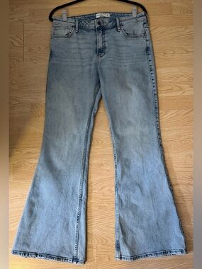 Abercrombie The Flare Jeans 10 30 Ultra High Rise 90s Y2K